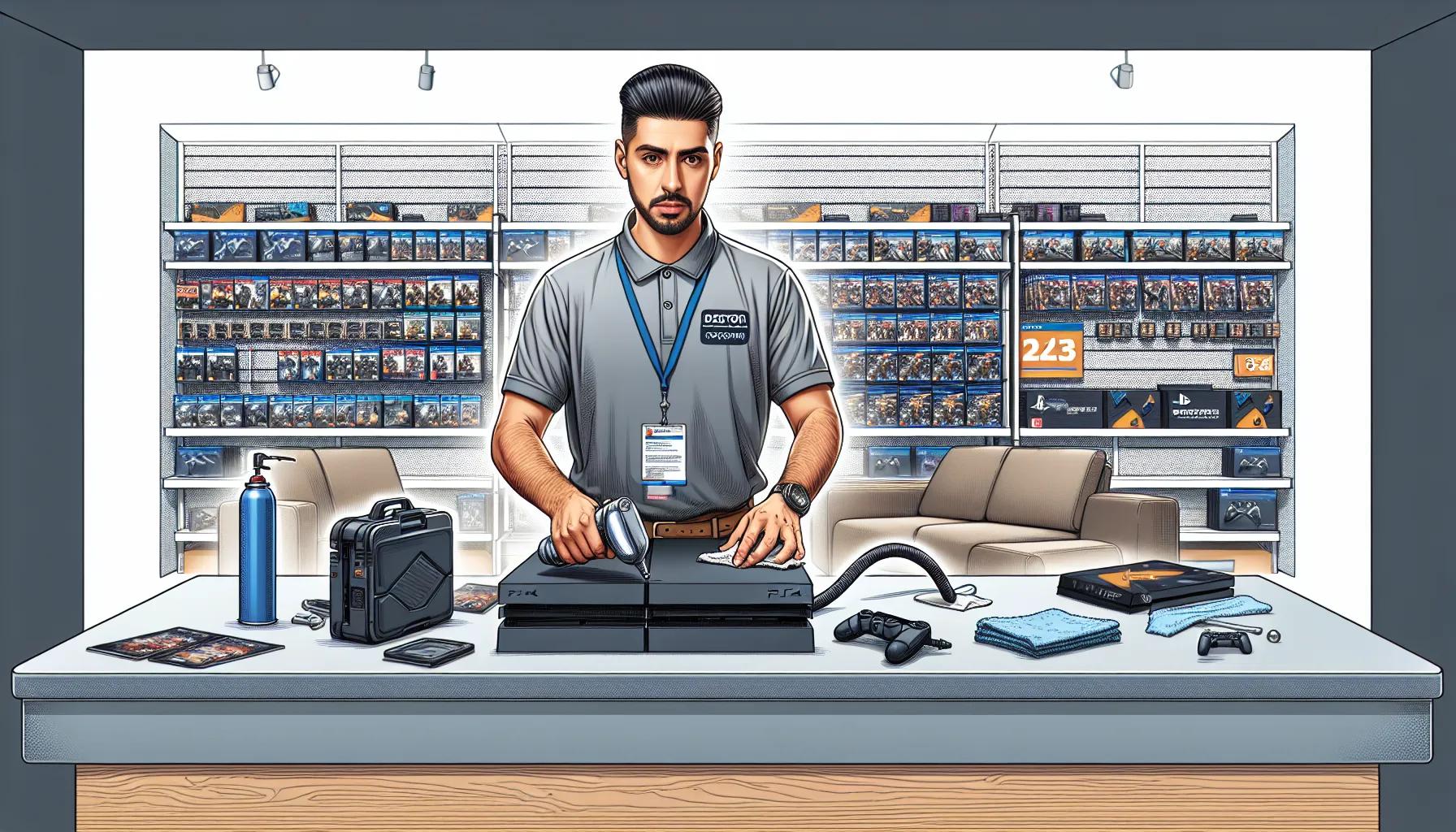 does gamestop clean ps4